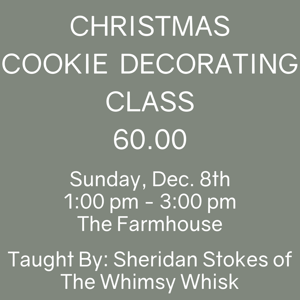 Christmas Cookie Decorating Class