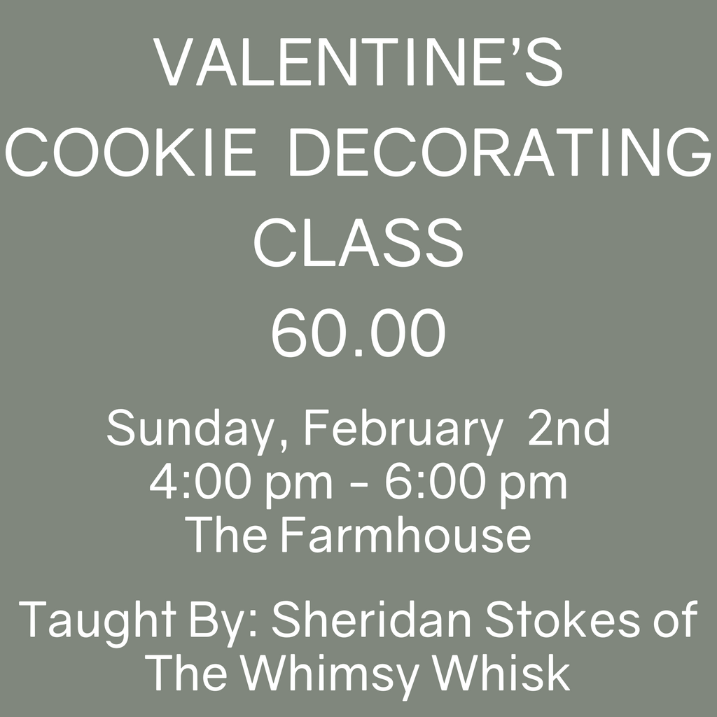 Valentine's Cookie Decorating Class