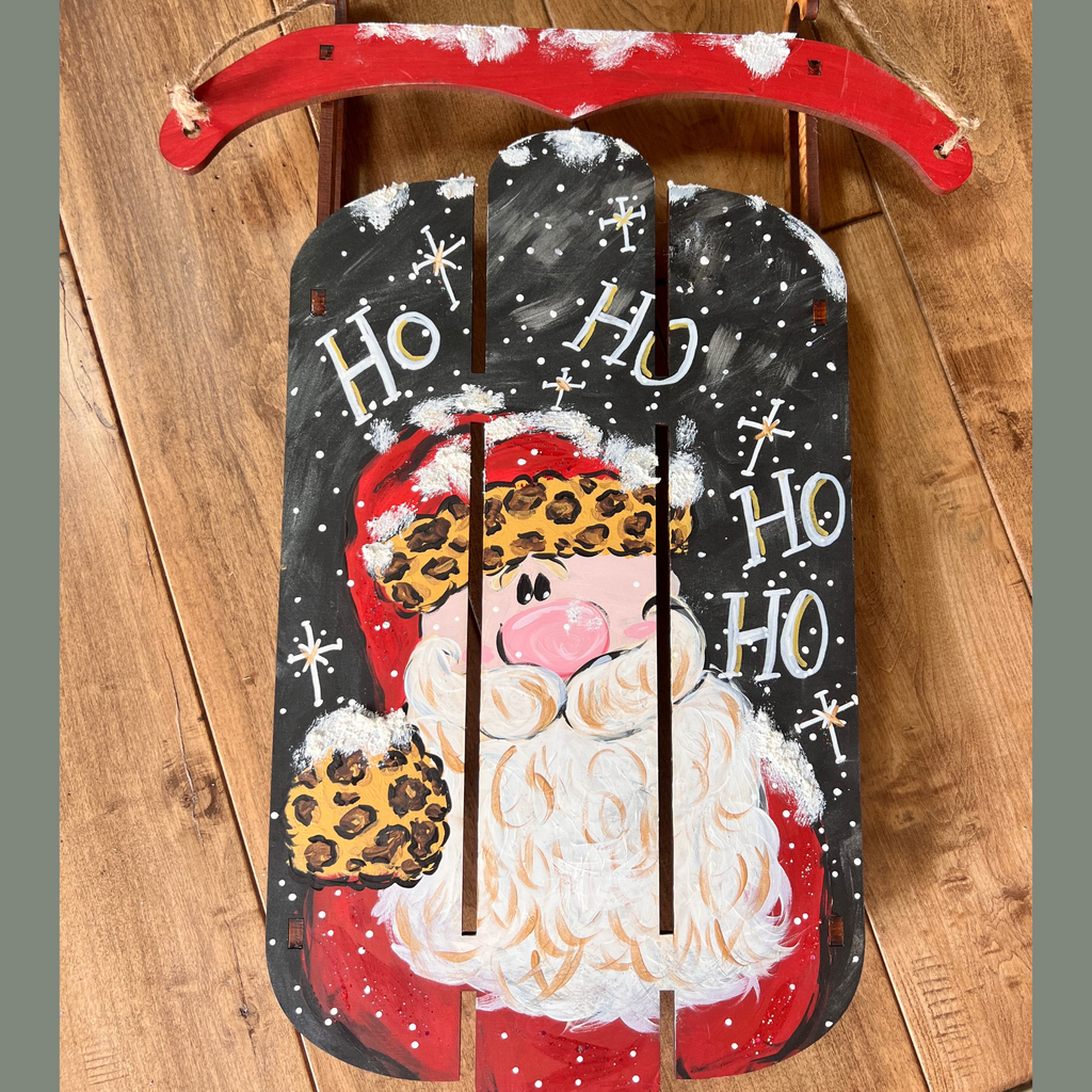 Winter / Christmas Door Hanger Painting Class