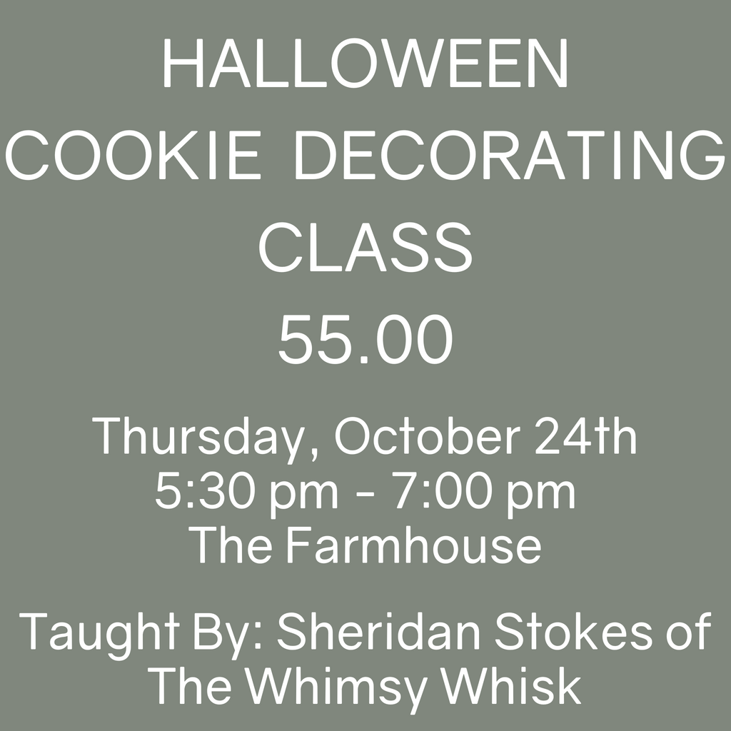 Halloween Cookie Decorating Class